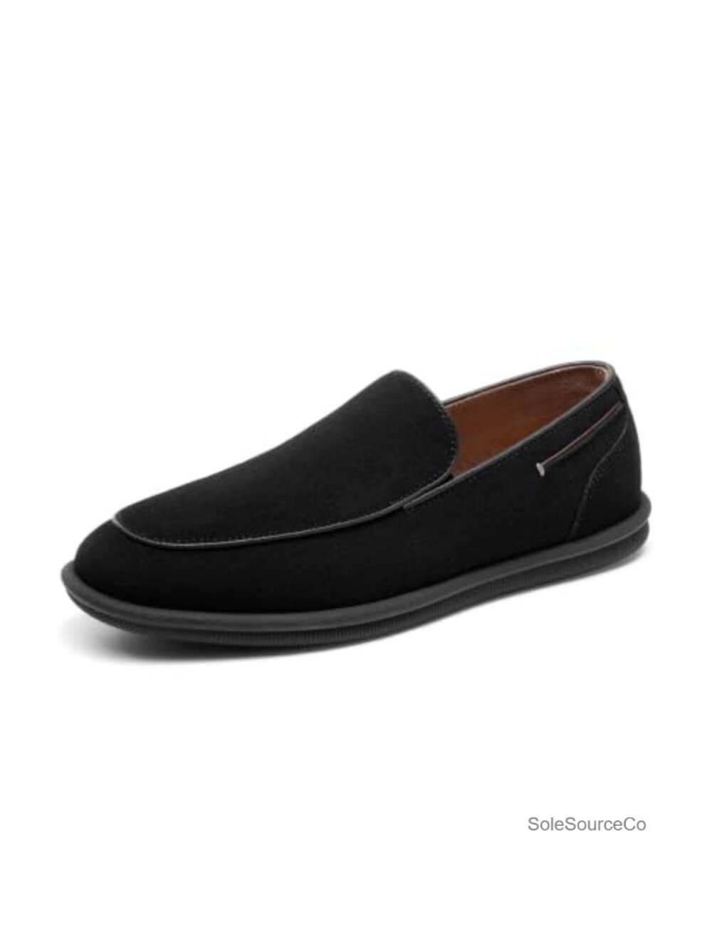 Mens Suede Leather Loafers Slip On Casual Dress Shoes
